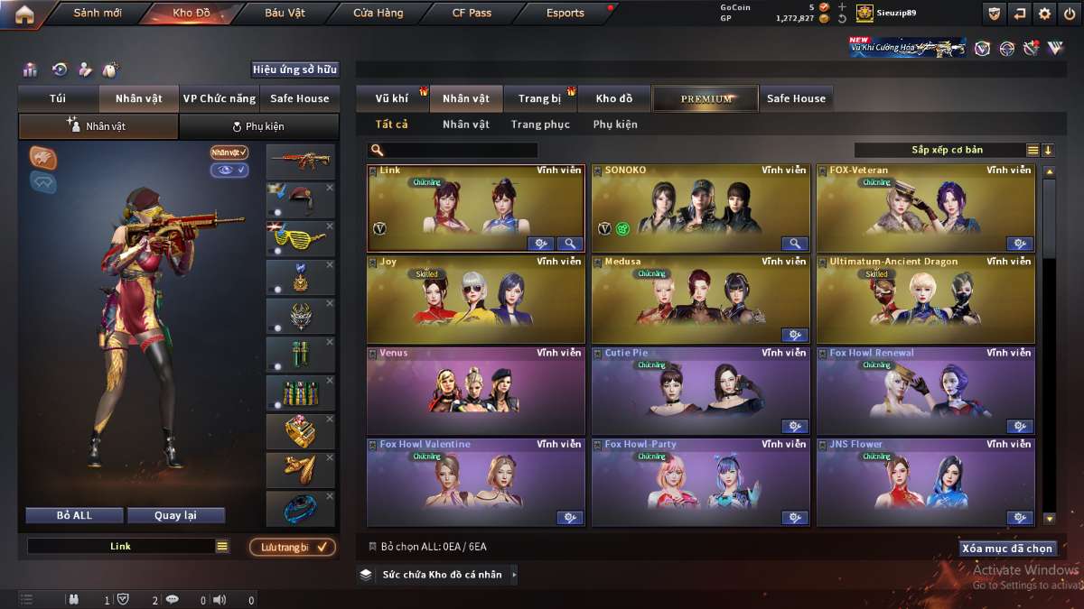 shop acc cf uy tin gia re